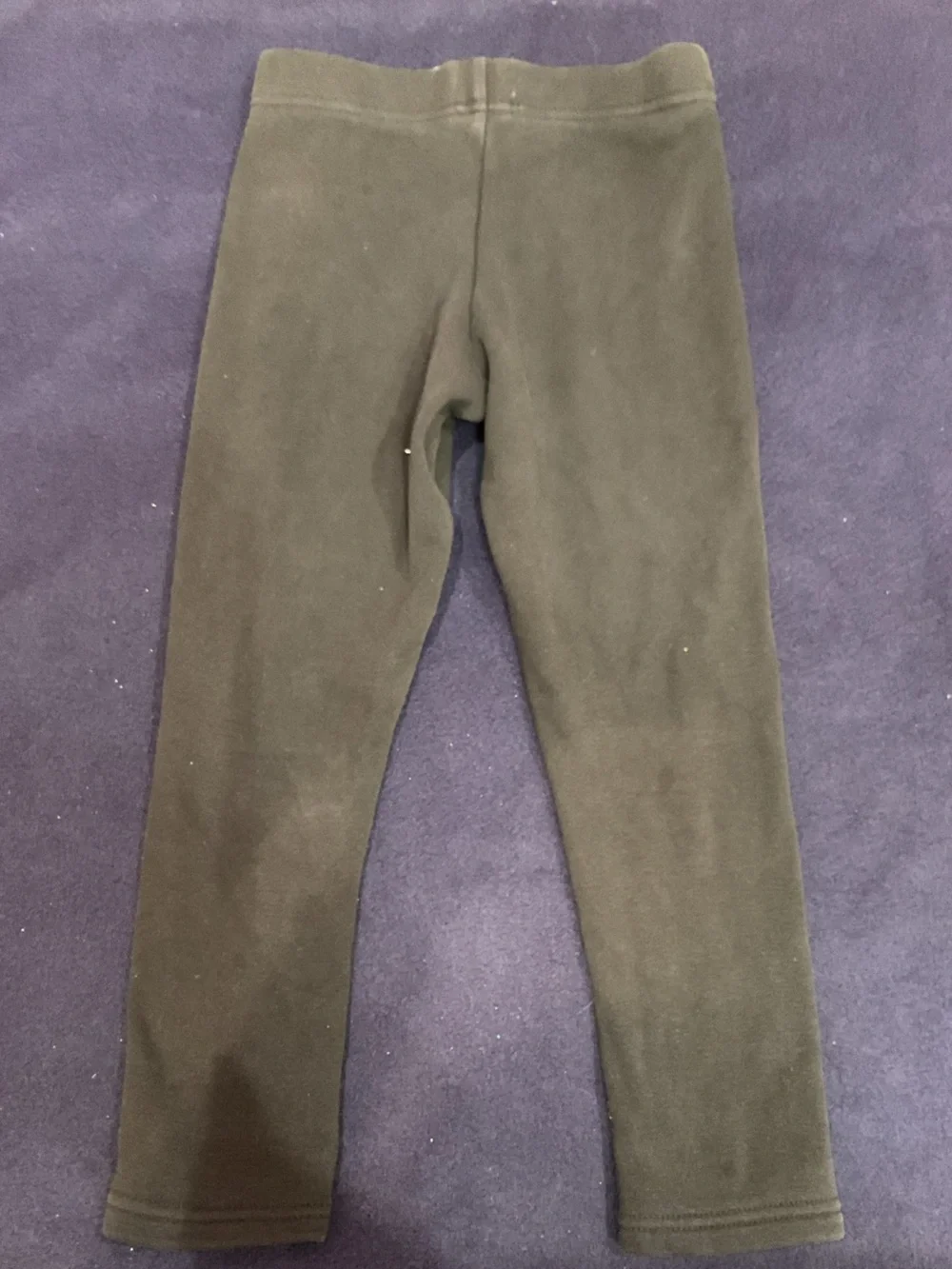 Carter's Girls Black Fleece Leggings Size 7